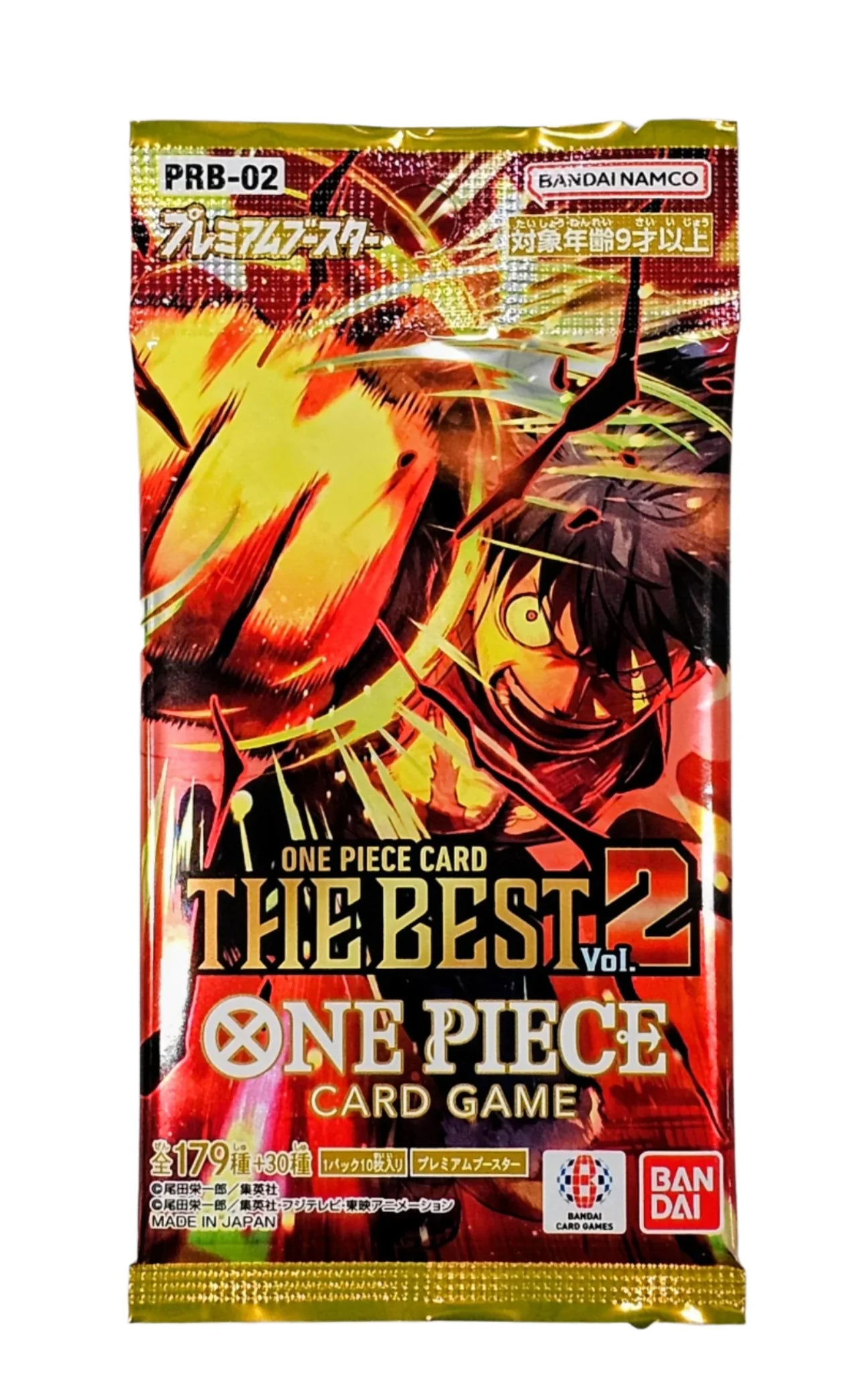 Box 10 Buste Giapponesi – PRB 02 “The Best Vol.2” – Premium Booster One Piece (Giappone) 🇯🇵