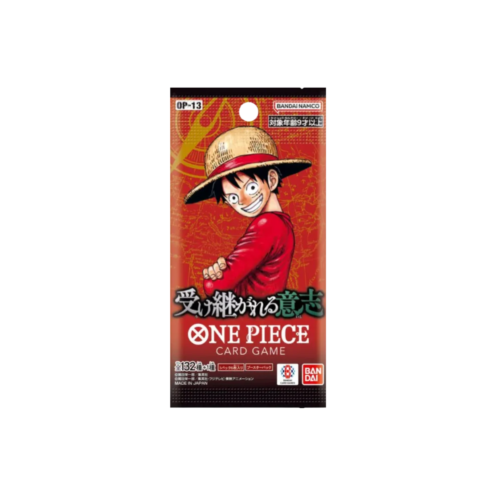 🏴☠️ Bustina Singola One Piece Card Game – “OP-13 Carrying on His Will” 🇯🇵