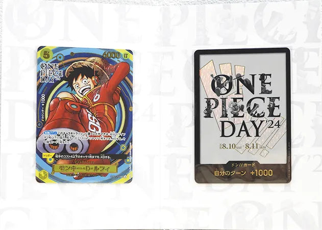 Collezione di carte premium ONE PIECE DAY'24