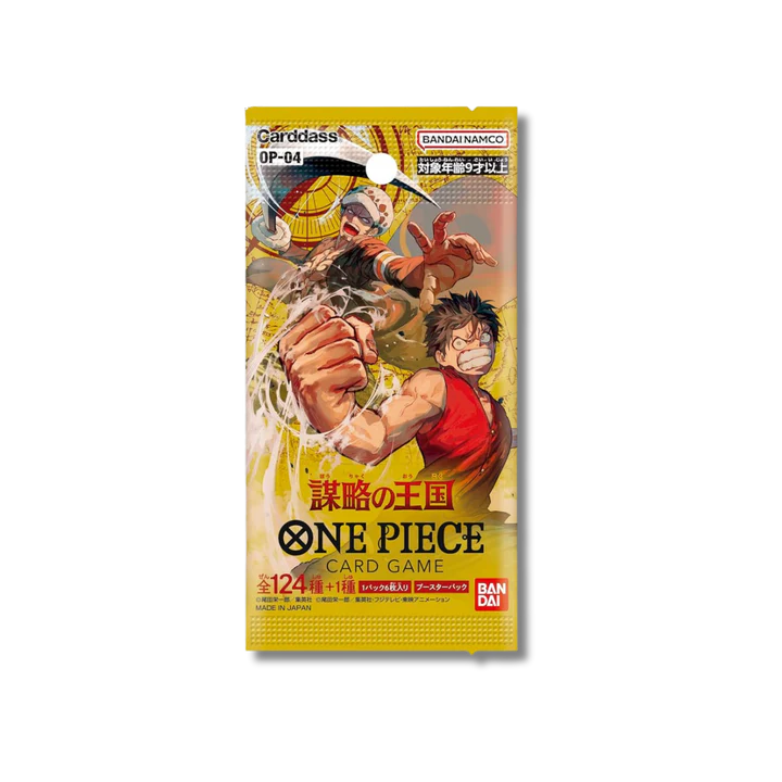 👑 Bustina Singola One Piece Card Game – “OP-04 Kingdoms of Intrigue” 🇯🇵