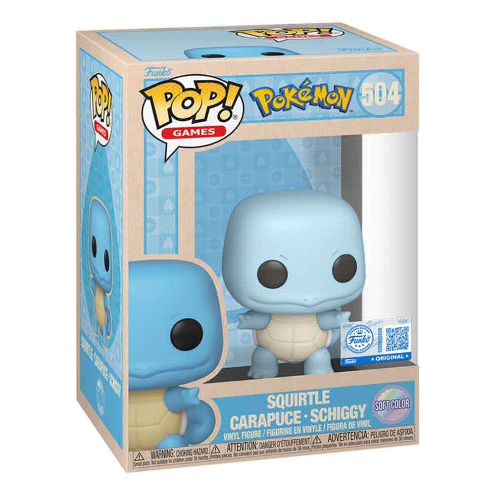 POKEMON - POP FUNKO VINYL FIGURE 504 SQUIRTLE (SFTCLR)