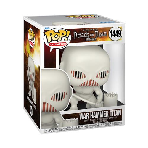 ATTACK ON TITAN - POP FUNKO SUPER VINYL FIGURE 1449 WAR HAMMER TITAN
