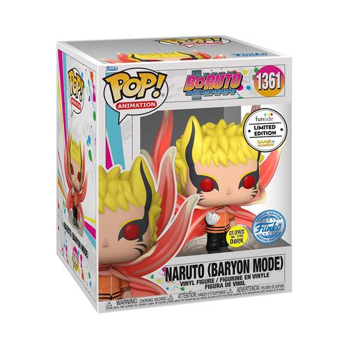 BORUTO: NARUTO NEXT GENERATION - POP FUNKO VINYL FIGURE SUPER 1361 NARUTO (BARYON MODE) (GW) FUNSIDE20 EXCL