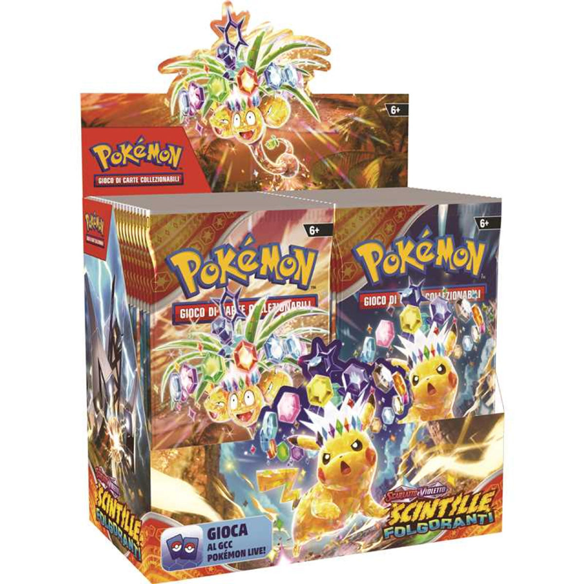 POKEMON SCARLATTO E VIOLETTO - SCINTILLE FOLGORANTI - BOX 36 BUSTE ITA