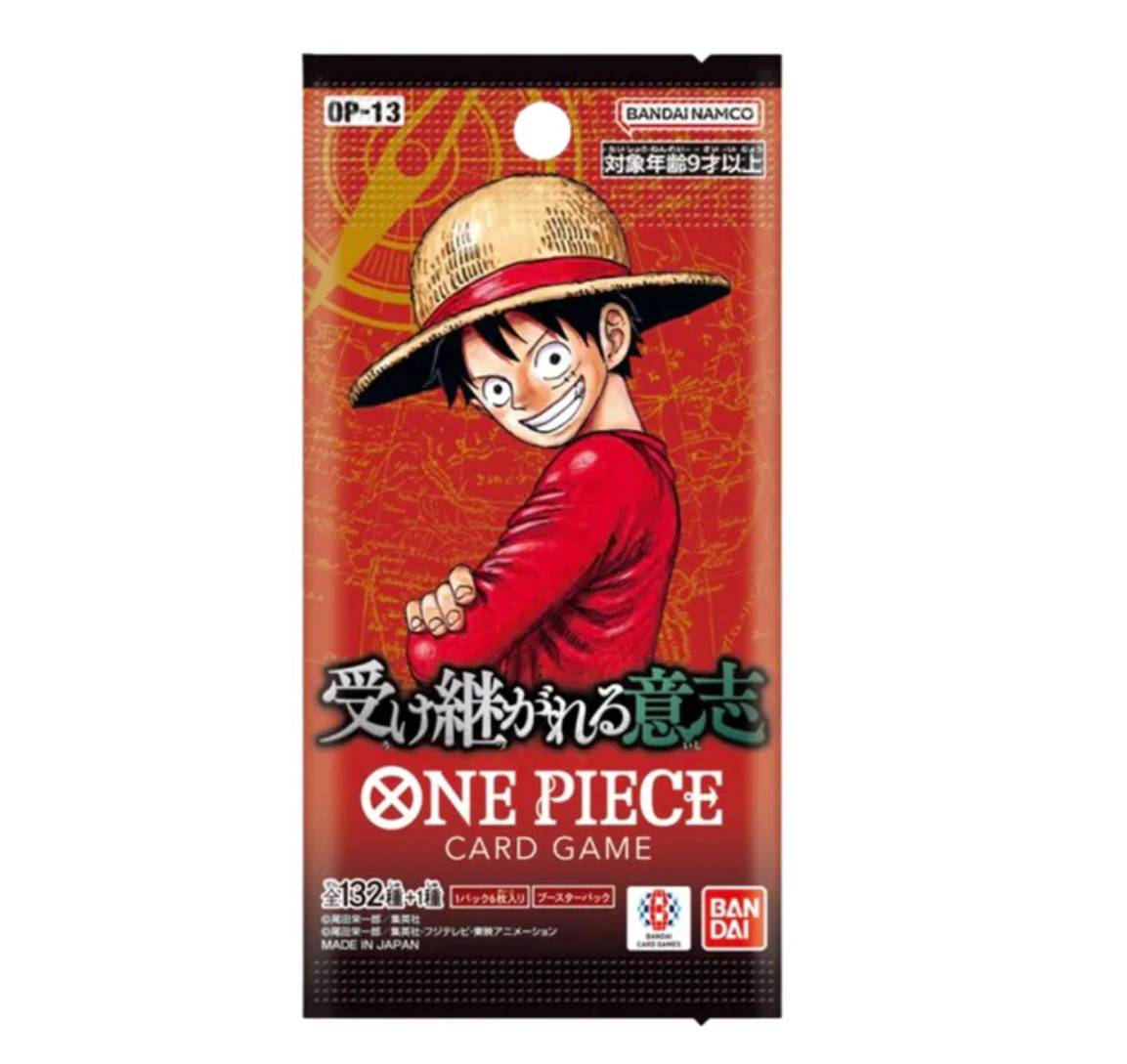 Box 24 Buste Giapponesi – OP 13 “Carrying On His Will” – Carte da Collezione One Piece Sigillate 🇯🇵
