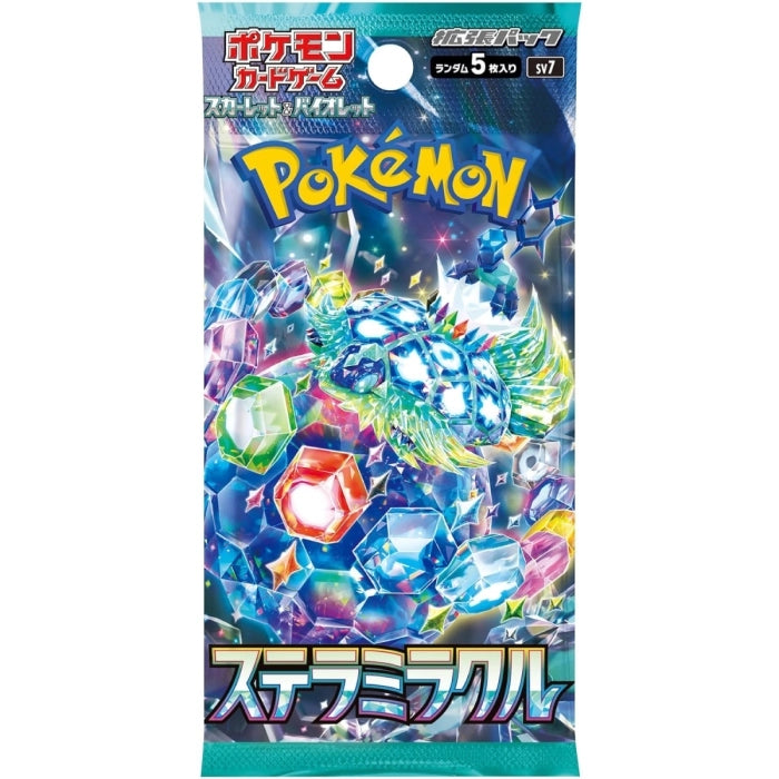 Box 30 Buste Giapponesi – Stellar Miracle (SV7) – Carte da Collezione Pokémon Sigillate 🇯🇵