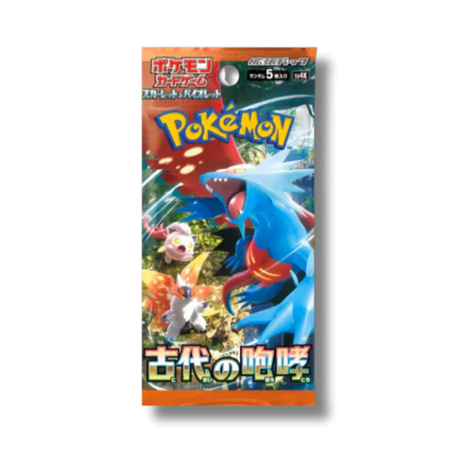 🦖 Bustina Singola Pokémon Card Game – “Ancient Roar” 🇯🇵