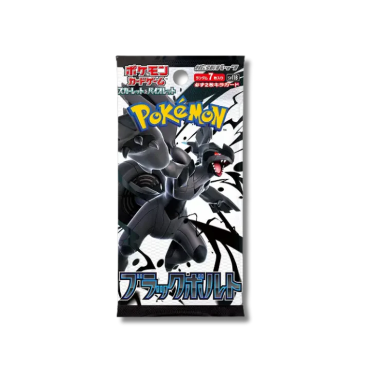⚡ Bustina Singola Pokémon Card Game – “Black Bolt” 🇯🇵