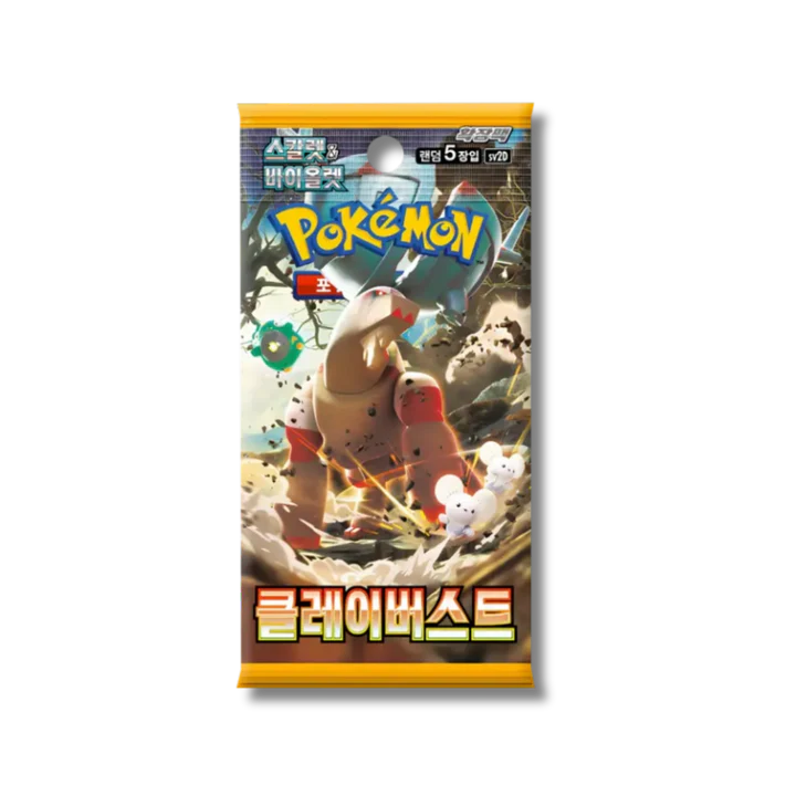 💎 Bustina Singola Pokémon Card Game – “Clay Burst” 🇯🇵