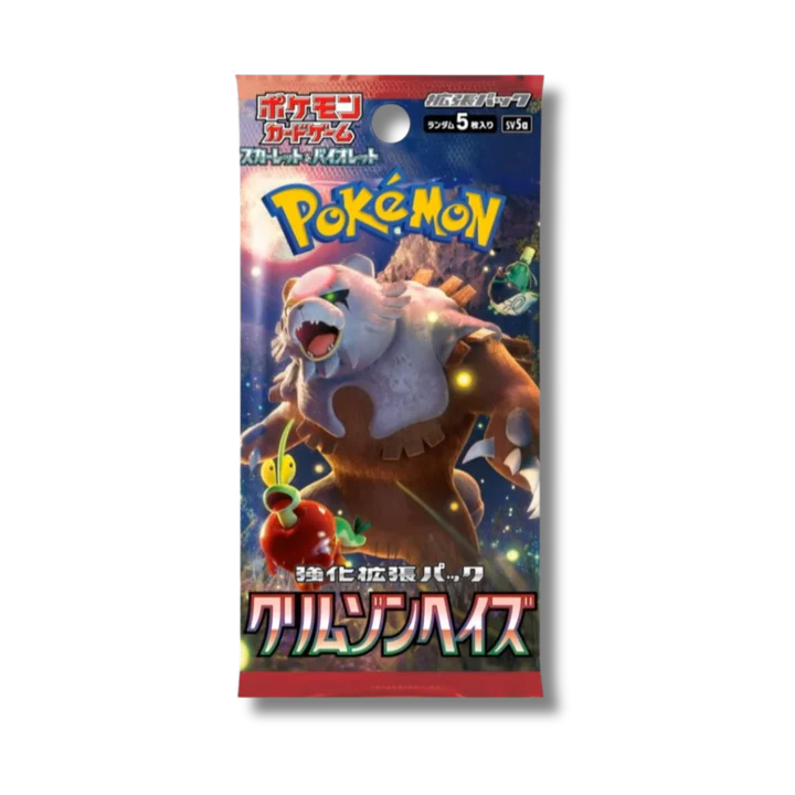 🌋 Bustina Singola Pokémon Card Game – “Crimson Haze” 🇯🇵