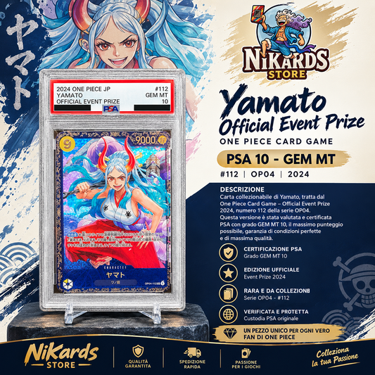 Yamato OP04-112 Official Event Prize 2024 – PSA 10 GEM MT