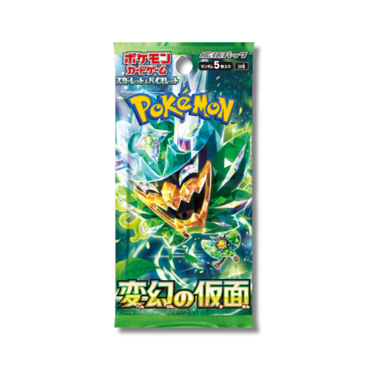 🃏 Bustina Singola Pokémon Card Game – “Mask of Change” 🇯🇵