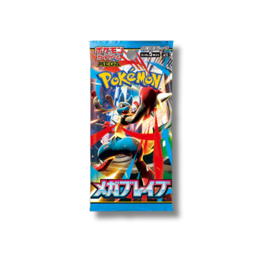 ⚔️ Bustina Singola Pokémon Card Game – “Mega Brave” 🇯🇵