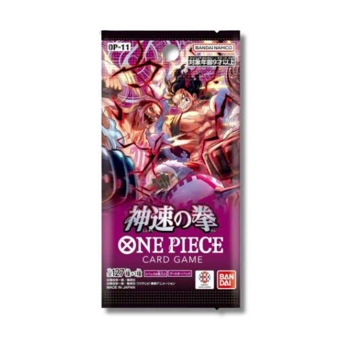 ⚡ Bustina Singola One Piece Card Game – “OP-11 A Fist of Divine Speed” 🇯🇵