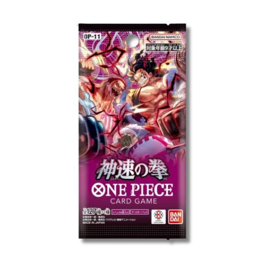 ⚡ Bustina Singola One Piece Card Game – “OP-11 A Fist of Divine Speed” 🇯🇵