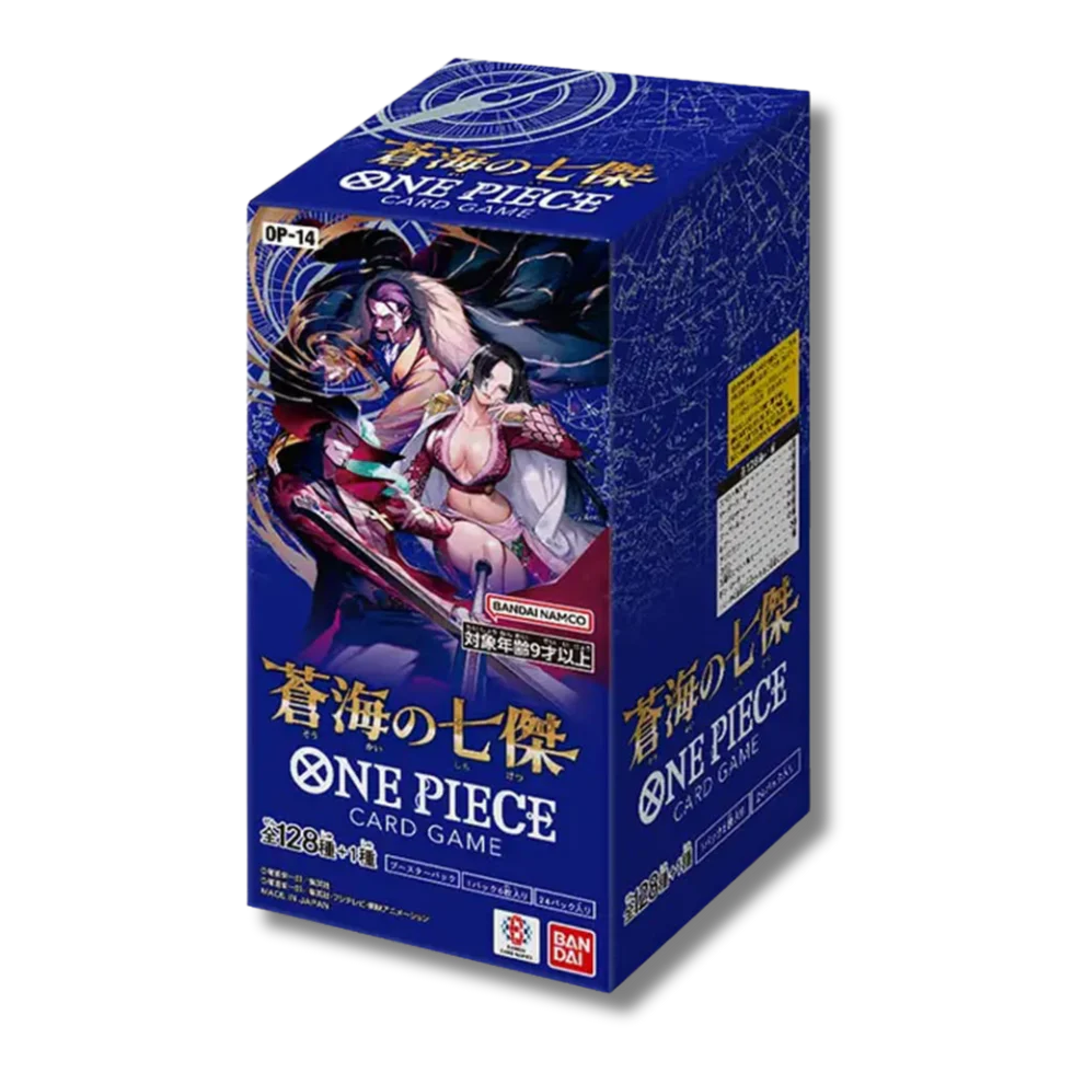 One Piece Card Game – OP14 “The Azure Sea’s Seven” – Box Sigillato (Versione Giapponese)