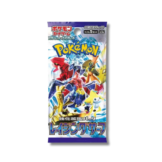 🌊 Bustina Singola Pokémon Card Game – “Rasing Surf” 🇯🇵