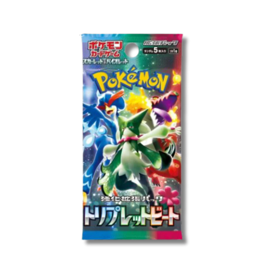 🥁 Bustina Singola Pokémon Card Game – “Triple Beat” 🇯🇵