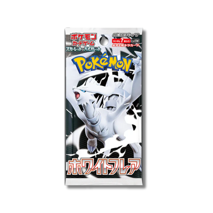 🔥 Bustina Singola Pokémon Card Game – “White Flare” 🇯🇵