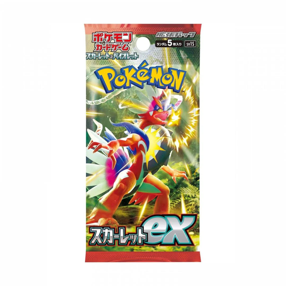 🔴 Bustina Singola Pokémon Card Game – “Scarlet ex” 🇯🇵