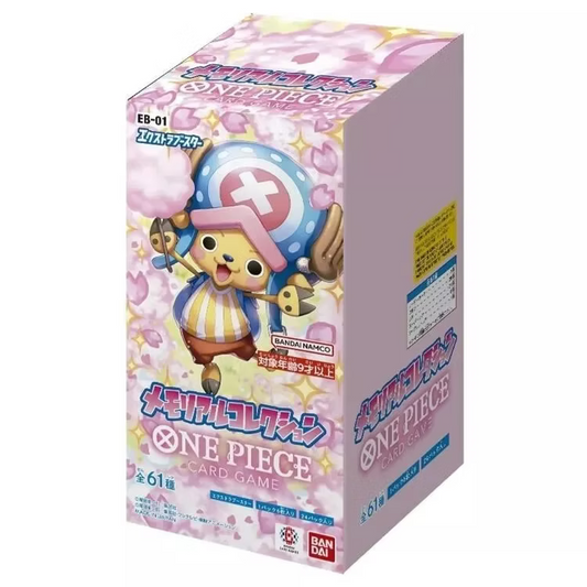 Box 24 Buste Giapponesi – EB 01 “Memorial Collection” – Carte da Collezione One Piece Sigillate 🇯🇵