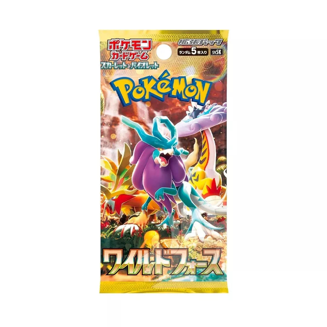 Box 30 Buste Giapponesi – Wild Force – Carte da Collezione Pokémon Sigillate 🇯🇵