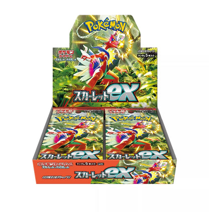 Box 30 Buste Giapponesi – Scarlet ex – Carte da Collezione Pokémon Sigillate 🇯🇵